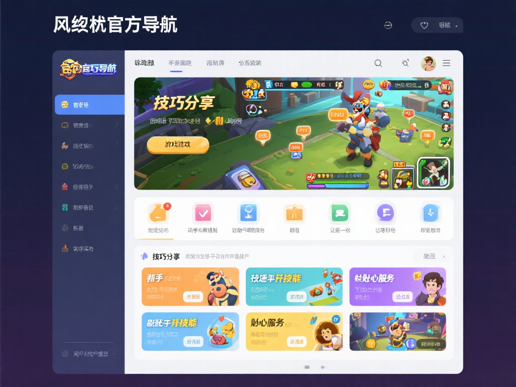 此外，官方导航还提供了详细的游戏攻略和技巧分享，帮