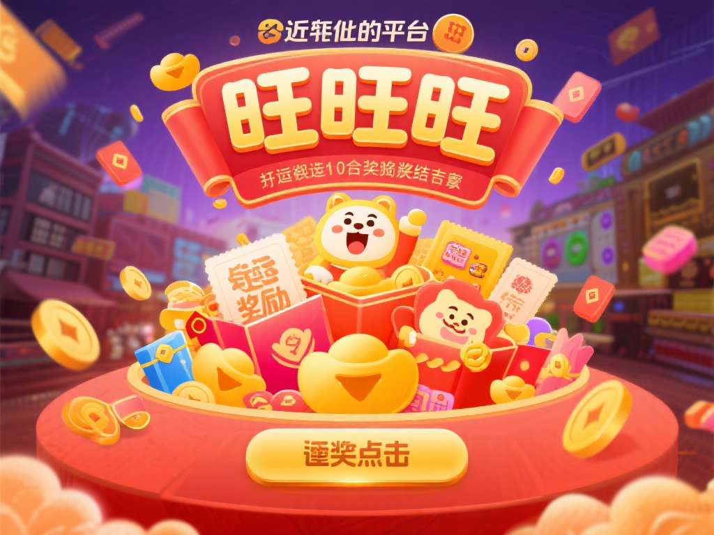 更重要的是，平台以“旺旺旺”为主题，寓意好运连连，