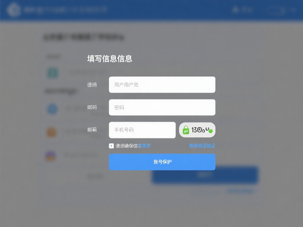 填写个人信息：按照提示输入您的用户名、密码、邮箱或